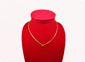 สร้อยคอทองคำ มูลค่า 25 สตางค์